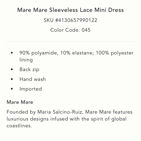 ✨ Anthropologie Sleeveless Lace Mini Dress Sz XL - Picture 5 of 7